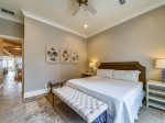 Main Floor Guest Bedroom with King Bed at 22 Bradley Circle
