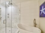 Master Bathroom with Tub and Shower at 22 Bradley Circle