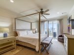 Third Floor Guest Bedroom with King Bed and Ocean Views at 22 Bradley Circle