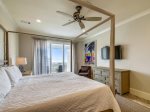 Third Floor Guest Bedroom with King Bed and Ocean Views at 22 Bradley Circle