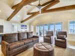Fourth Floor Living Room with Ocean Views at 22 Bradley Circle