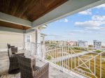 Fourth Floor Balcony with Ocean Views at 22 Bradley Circle
