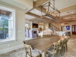 Large Dining Table with Seating for 10 at at 22 Bradley Circle