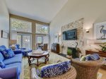 Spacious and open main living area at 1469 Sound Villa in Sea Pines