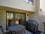 Balcony off Dining Area with BBQ Grill at 1469 Sound Villa