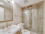 Guest Bathroom with Walk In Shower Only at 1469 Sound Villa