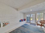 Access to Outside Patio from Downstairs Den at 1469 Sound Villa