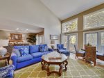 The open floor plan in 1469 Sound Villa provides plenty of room for an extended family