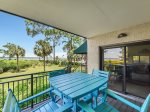 Balcony with Views of the Calibogue Sound at 1848 Beachside Tennis