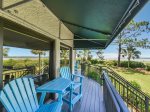 Balcony with Walk Out Access to the Beach Path at 1848 Beachside Tennis