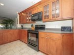 Plenty of counter space in the open kitchen at 1848 Beachside Tennis