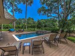 3 Marsh Island Road in Sea Pines has a large wrap around deck