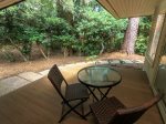 Private Balcony off the downstairs King guest bedroom - 3 Marsh Island