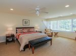 Upstairs is another guest bedroom with a King bed in 3 Marsh Island Road in Sea Pines