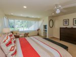 Upstairs King bedrooms is spacious, bright and includes a flat panel TV in 3 Marsh Island