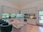 Fully-equipped Kitchen at 3 Marsh Island Road in Sea Pines