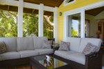 Comfy sofas on main deck