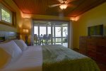 Master bedroom on 1st  floor with king size bed