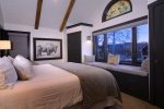Master Bedroom with vaulted ceilings