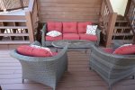 Spacious Seating Area on Covered Deck