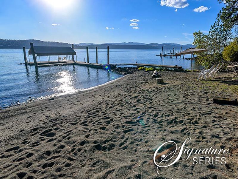 Kokanee Bay Beach House 3 Miles From Downtown Cda With Private Sandy Beach