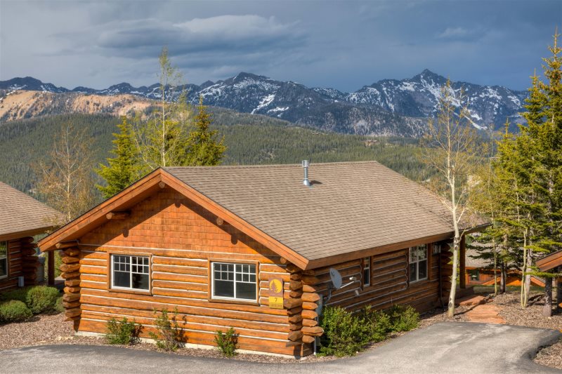 Cowboy Heaven Cabin Moonlight Basin Vacation Rental Hot Tub