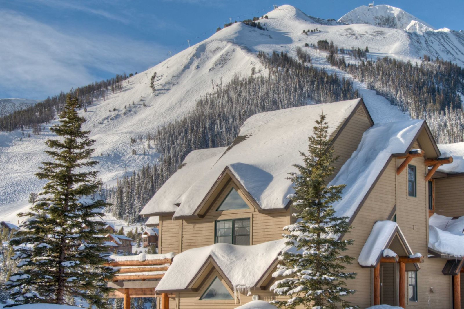 Big Sky Skiin/SkiOut Rentals Saddle Ridge H1 Moonlight Vacation