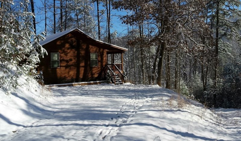 Two Bedroom, Two Bath Log Cabin In Quiet, Wooded Setting In Bryson City ...