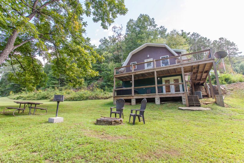 Creekside Two Bedroom Two Bath Log Home With Theater Room