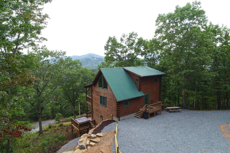 Four Bedroom Three Bath Private Log Cabin Rental Near Bryson City Nc