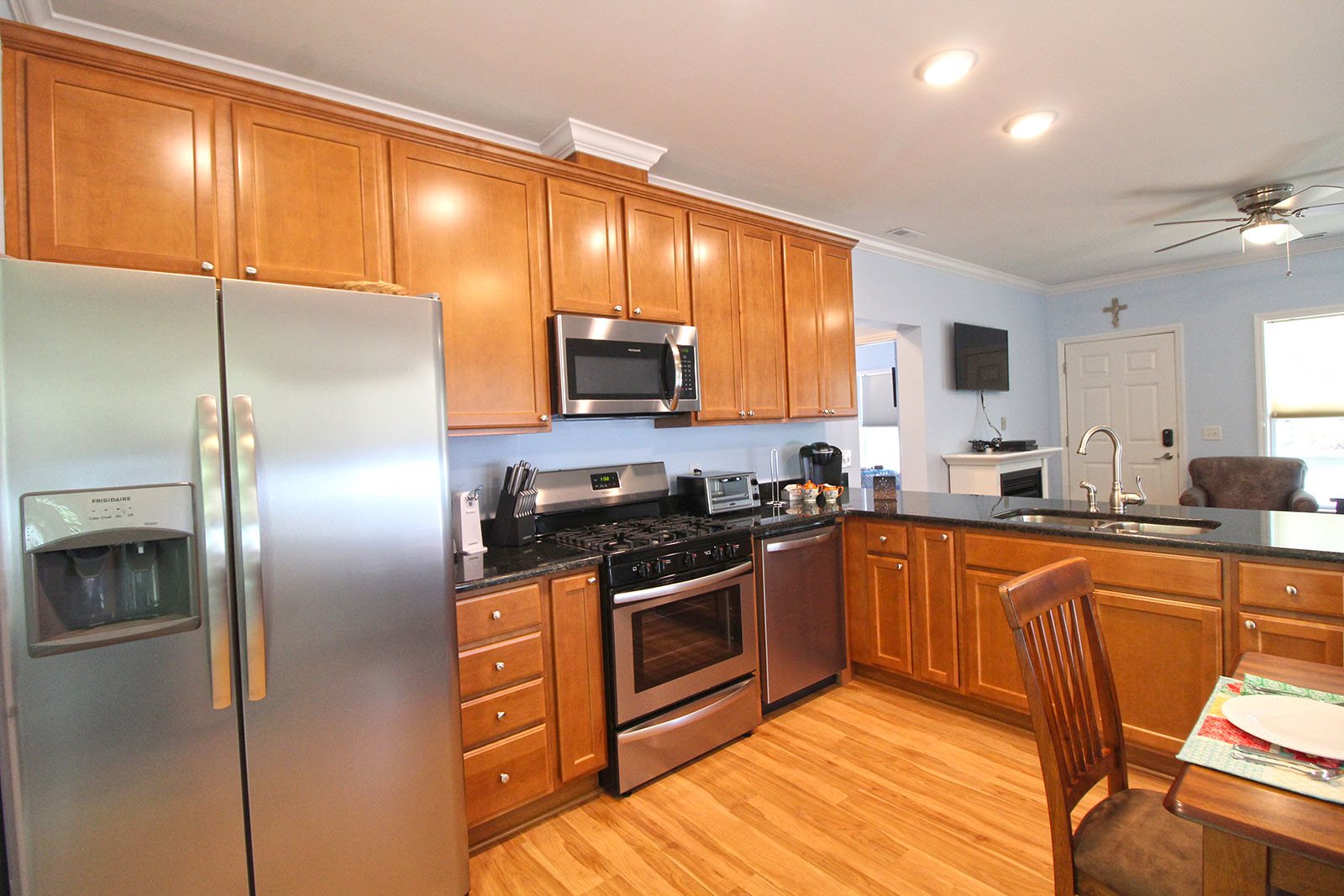 Two Bedroom, One Bath Creekside Vacation Rental in Bryson City, NC