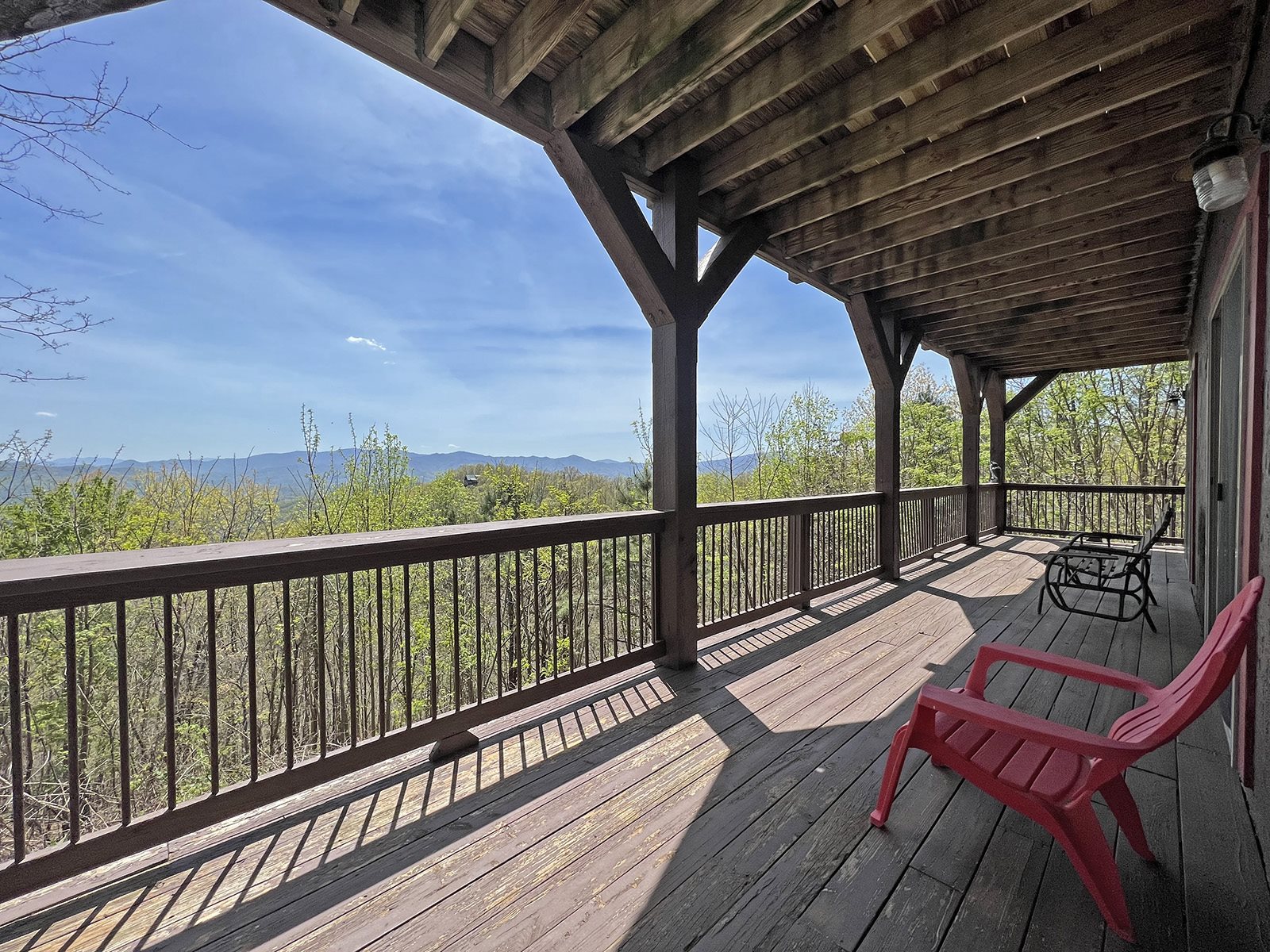 High Haven A Three Bedroom Log Cabin With Views Of Smoky Mountains In 