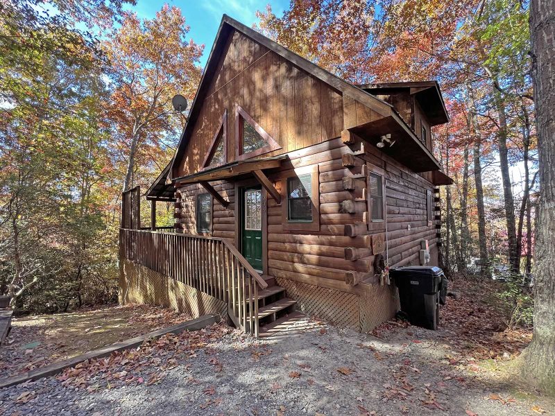 Large Three Bedroom Log Cabin Rental Near Bryson City Nc