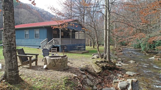 North Carolina Mountain Fishing Cabin On Creek Pet Friendly