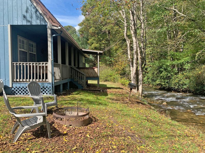 Pet Friendly Cabin On Creek In Bryson City Nc Nantahala Area