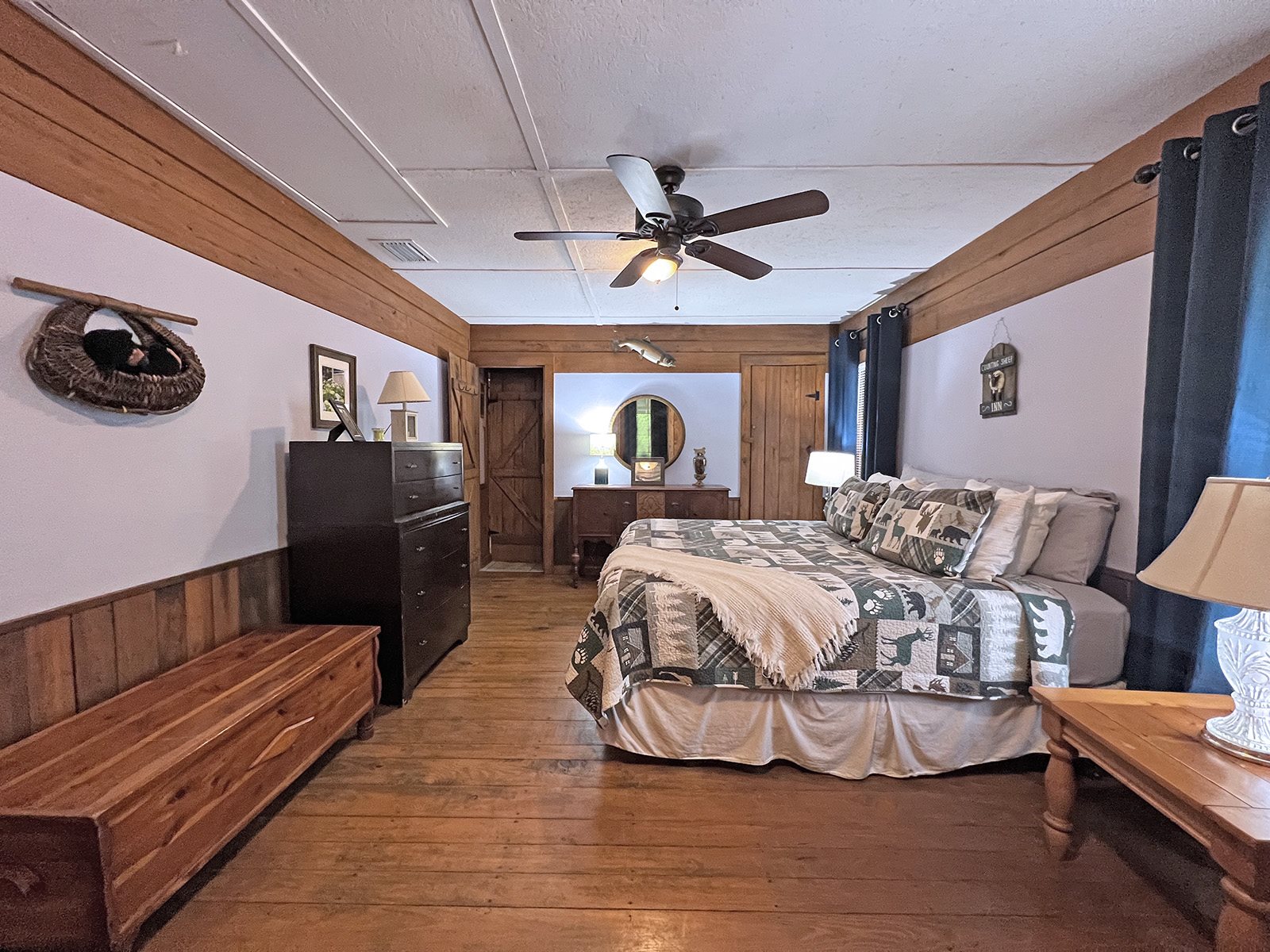 NC Mountain Cabin Rental on Trout Stream Near Bryson City Fishing Cabin