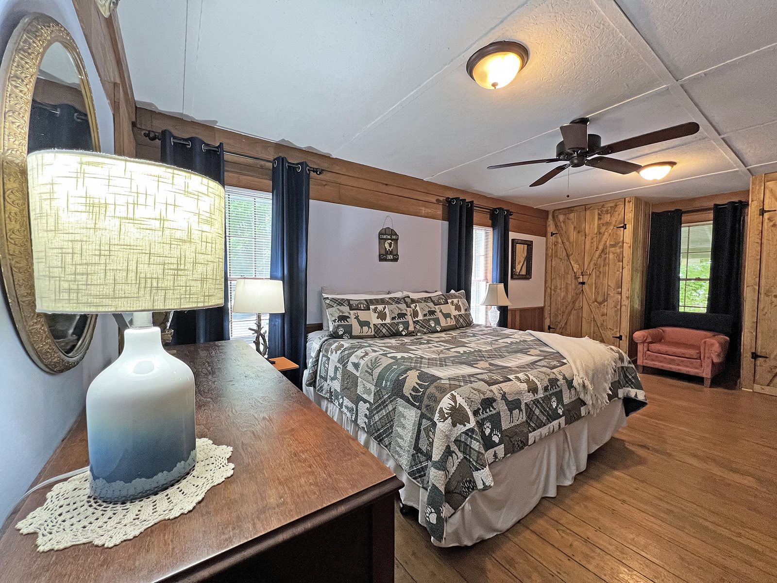 NC Mountain Cabin Rental on Trout Stream Near Bryson City Fishing Cabin