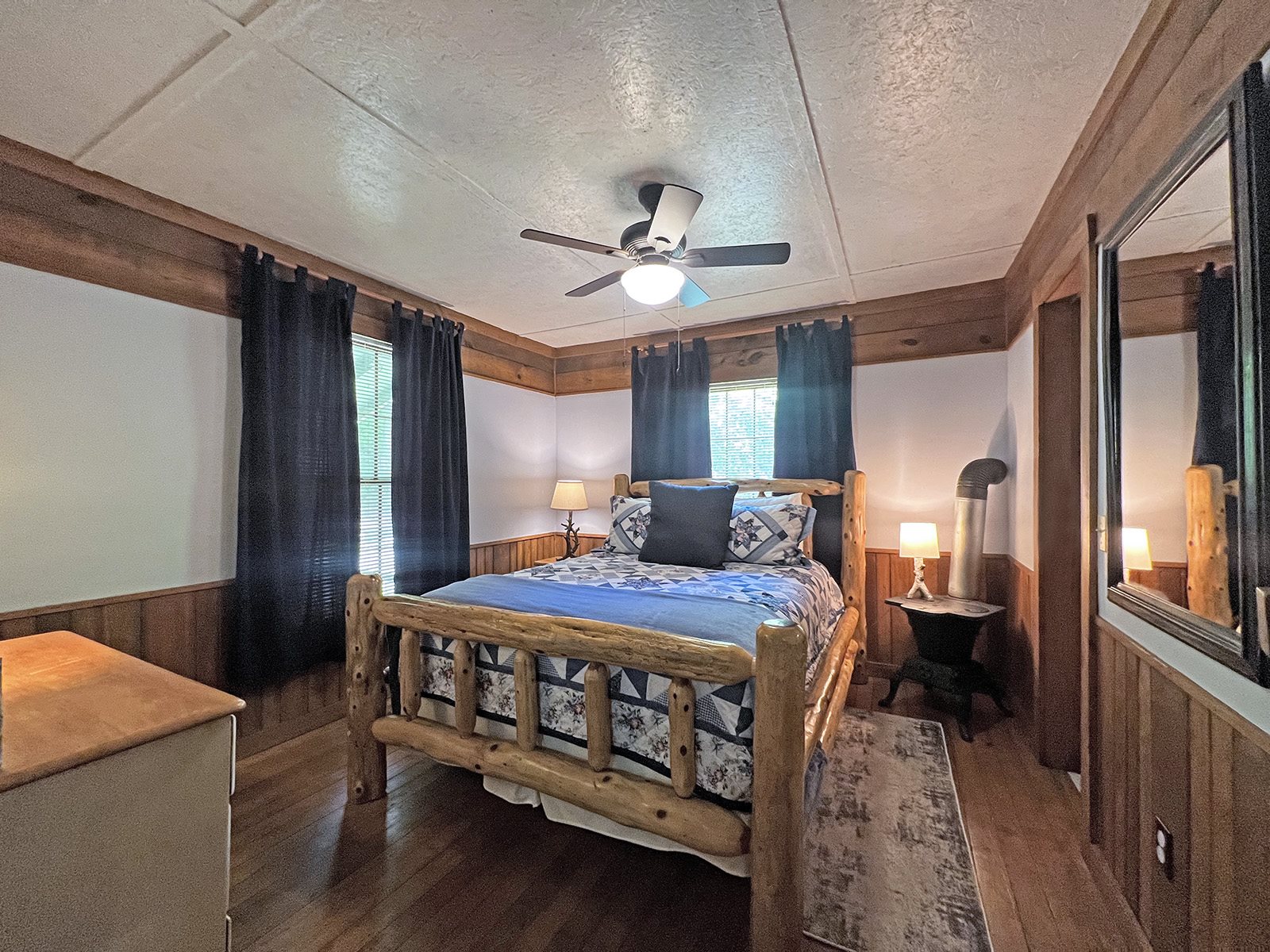 NC Mountain Cabin Rental on Trout Stream Near Bryson City Fishing Cabin