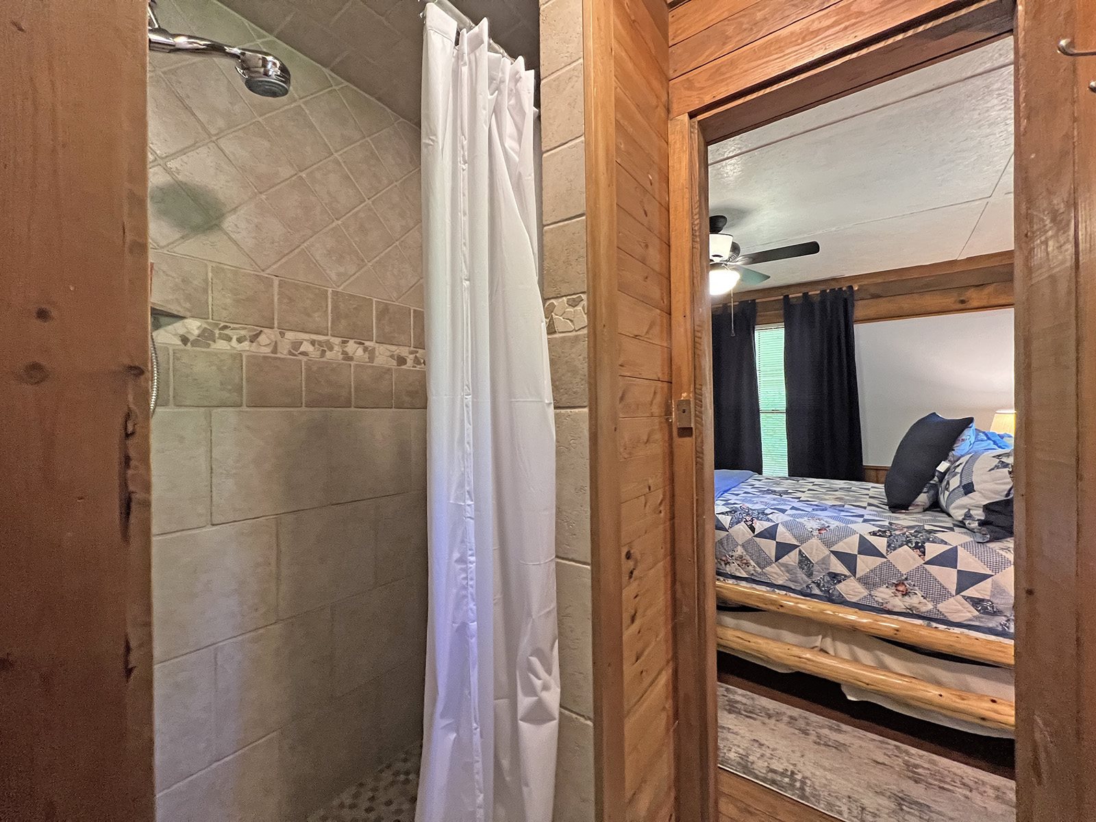 NC Mountain Cabin Rental on Trout Stream Near Bryson City Fishing Cabin