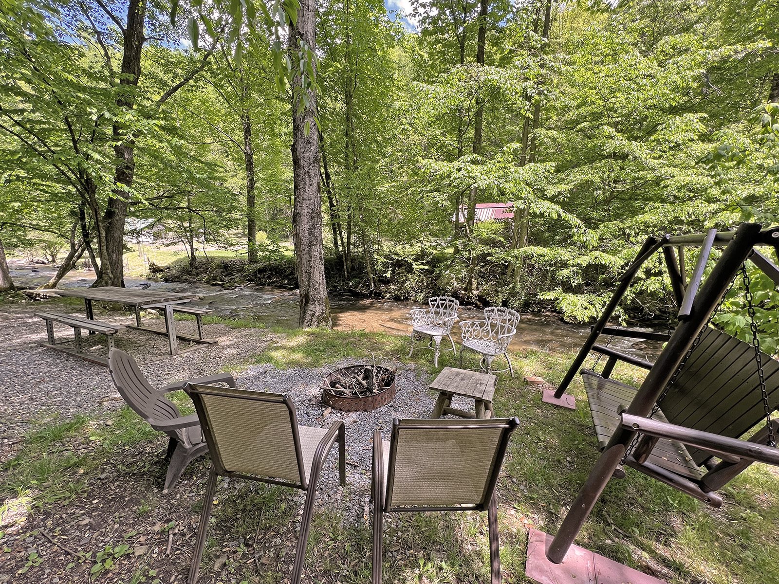 NC Mountain Cabin Rental on Trout Stream Near Bryson City Fishing Cabin