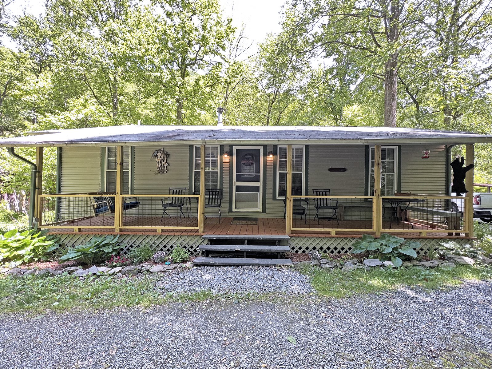 NC Mountain Cabin Rental on Trout Stream Near Bryson City Fishing Cabin