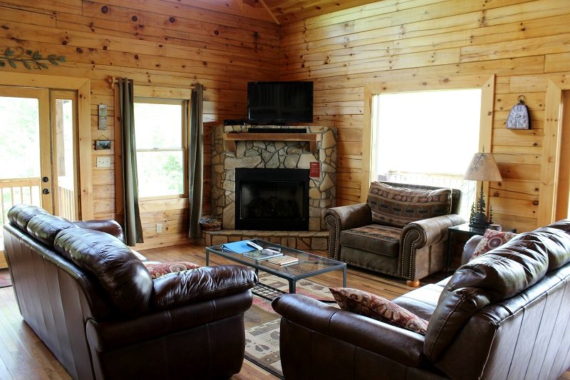 Luxury Log Cabin Rental in Smoky Mountains with View