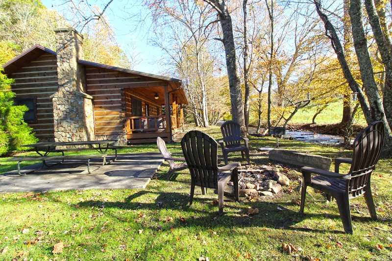 Stocked Trout Creek Fishing Cabin In The Smokies Near Bryson City Nc