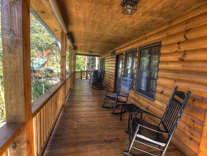 Mountain View Log Cabin Near Bryson City NC & Great Smoky Mountains Railroad