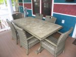 Porch dining area