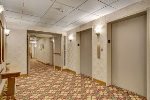 Elevator and hallway