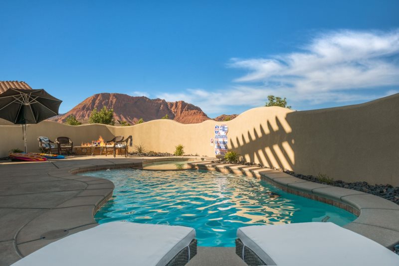 6 Bedroom Vacation Home At Paradise Village Zion With Private Private Pool Room Theater Perfect Group Retreat Home