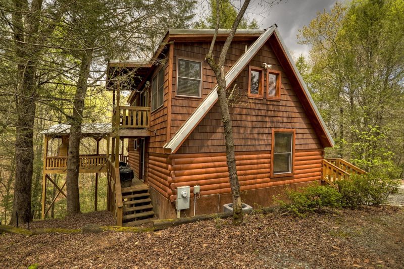 Broken Arrow Lodge Blue Ridge Cabin Rentals Ocoee River Cabin