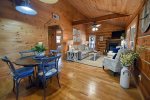 Peaceof Paradise-Blue Ridge cabin rental-Living Area