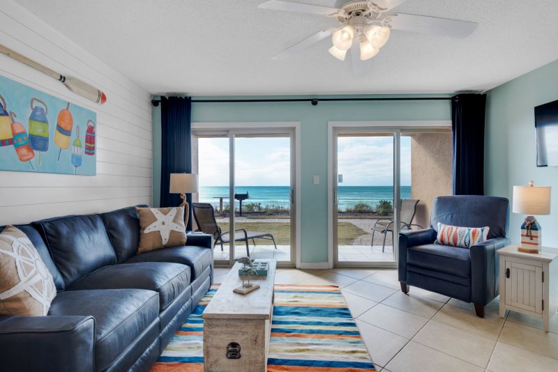 Coral Reef 1st Floor Beachfront Condo Walk Out To Beach